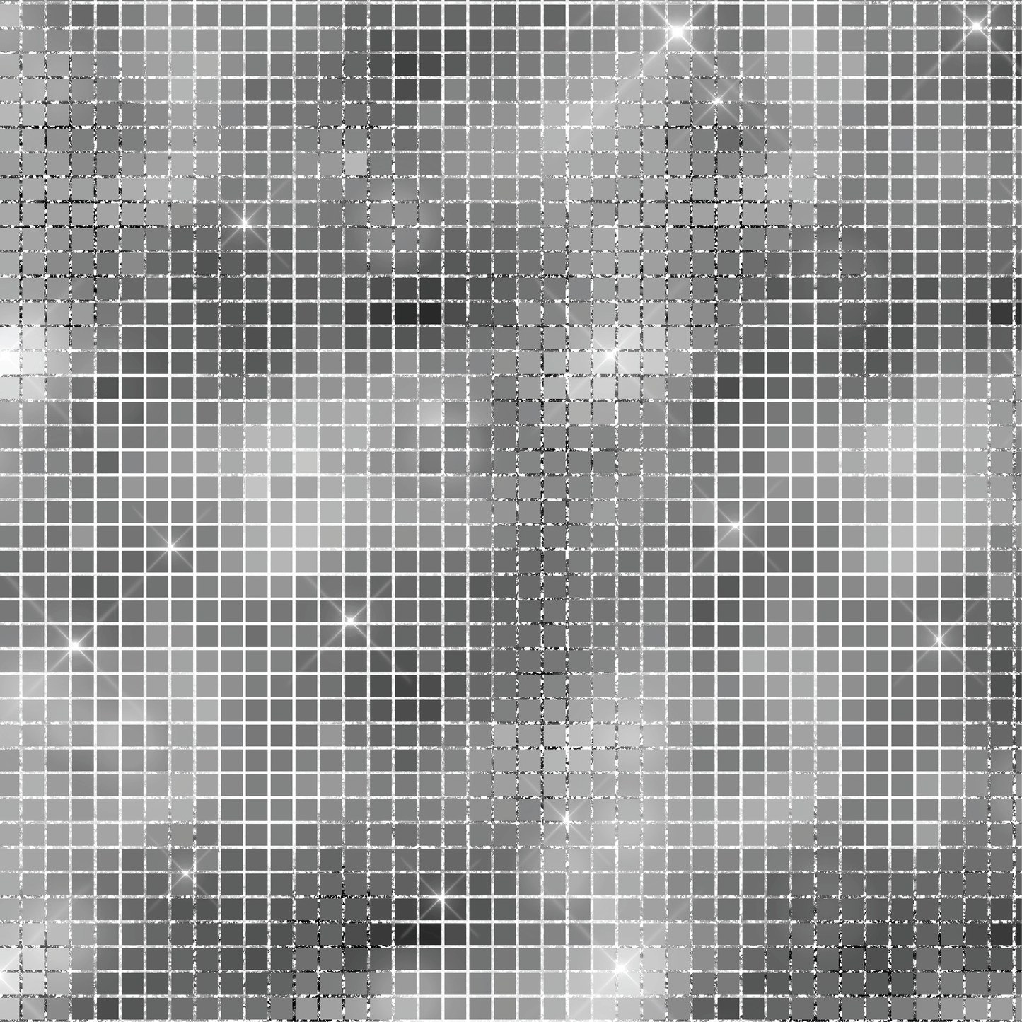 Disco Ball Tiles - Silver
