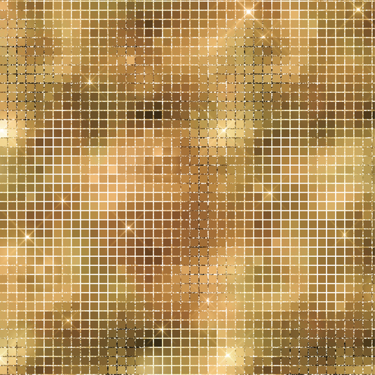 Disco Ball Tiles - Gold